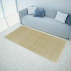 vidaXL Tapijt rechthoekig 80x200 cm bamboe naturel, Verzenden, Nieuw, Beige