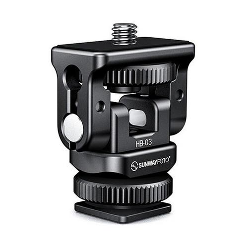 Sunwayfoto Hot Shoe Tilt Head HB-03, Audio, Tv en Foto, Fotocamera's Digitaal, Nieuw, Ophalen of Verzenden