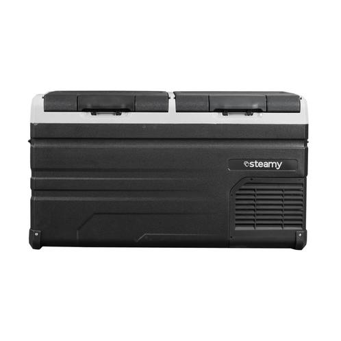 Steamy-E Dual Zone Elektrische Compressor Koelbox (72 Liter), Caravans en Kamperen, Koelboxen, Nieuw, Verzenden