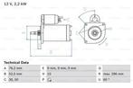 Startmotor / Starter VOLKSWAGEN TRANSPORTER T4 (2.4 D,2..., Auto-onderdelen, Ophalen of Verzenden, Nieuw