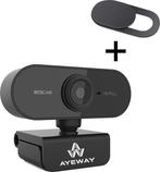 AyeWay Full HD Webcam - Incl. Privacy Cover - Webcam voor PC, Ophalen of Verzenden, Nieuw
