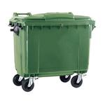 Afvalcontainer 660 liter groen met driekantslot, Huis en Inrichting, Woonaccessoires | Prullenbakken, Nieuw, Ophalen of Verzenden