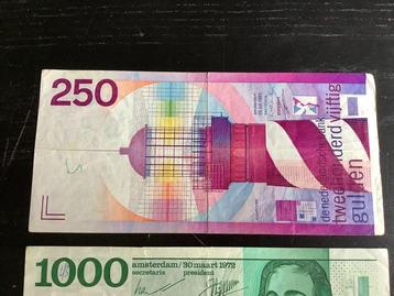 Nederland. - 250 and 1000 Gulden - Various Dates - Pick 94 beschikbaar voor biedingen