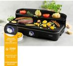 DOMO DO9260G Barbecue tafelgrill met windscherm - 2200W, Verzenden, Nieuw