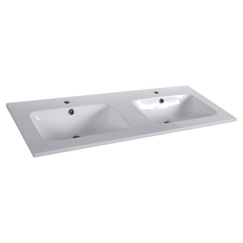 Wastafel Differnz Reno 120x46 cm Wit, Doe-het-zelf en Verbouw, Sanitair, Overige typen, Nieuw, Ophalen of Verzenden