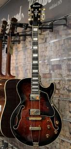 Ibanez AG95QA-DBS Dark Brown Sunburst Hollowbody Occasion, Muziek en Instrumenten, Snaarinstrumenten | Gitaren | Elektrisch, Ophalen of Verzenden