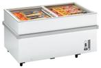 Glastopvriezer Jumbo, met 2 schuifdeksels, 582ltr
