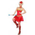 Dansmarieke jurkje rood voor dames - Cheerleader kleding, Nieuw, Ophalen of Verzenden