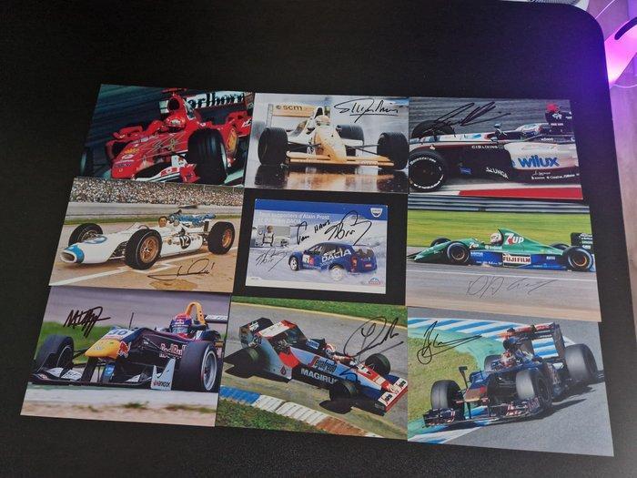 9 Fromula 1 drivers - Max Verstappen, Michael Schumacher,, Verzamelen, Automerken, Motoren en Formule 1