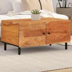 vidaXL Salontafel 80x50x40 cm massief acaciahout, Huis en Inrichting, Tafels | Salontafels, Verzenden, Nieuw, Overige houtsoorten