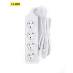 Benson Stekkerdoos 4-voudig - Geaard - 1.5 meter snoer -..., Ophalen of Verzenden, Nieuw