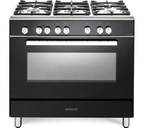 Kenwood CK306 Dual Fornuis 90 cm - Zwart RVS, Witgoed en Apparatuur, Fornuizen, Ophalen of Verzenden