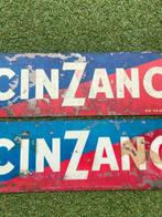 Cinzano / H.Philippault Montreuil - Plaque (2) - Metaal, Antiek en Kunst, Antiek | Wandborden en Tegels