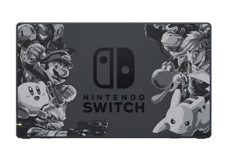 Nintendo Switch Dock Super Smash Bros Edition Switch, Spelcomputers en Games, Spelcomputers | Nintendo Switch, Zo goed als nieuw