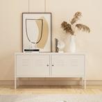 Commode Pyhtää 118x40x60 cm staal wi mat [en.casa], Verzenden, Nieuw