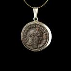 Oud-Romeins Historische munt Keizer Maximinus II, de laatste, Antiek en Kunst