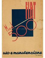 1948 FIAT 500 A INSTRUCTIEBOEKJE ITALIAANS, Auto diversen, Handleidingen en Instructieboekjes