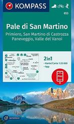 Wandelkaart 653 Pale di San Martino | Kompass, Nieuw, Verzenden