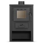 Vrijstaande Houtkachel 12KW | Staal | Premium | OP=OP, Minder dan 30 cm, Hoog rendement (Hr), Minder dan 60 cm, Ophalen of Verzenden