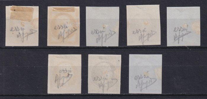 Frankrijk 1853 - Empire niet getand. Proeven van de 25c, Postzegels en Munten, Postzegels | Europa | Frankrijk