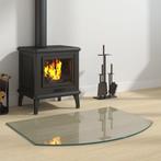 vidaXL Glasplaat openhaard 80x60 cm, Doe-het-zelf en Verbouw, Glas en Ramen, Verzenden, Nieuw