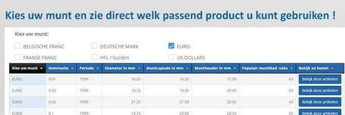 Vindt via diameter juiste opbergsysteem  Importa Muntenmeter, Postzegels en Munten, Munten | Nederland, Losse munt, Euro's, Koningin Beatrix