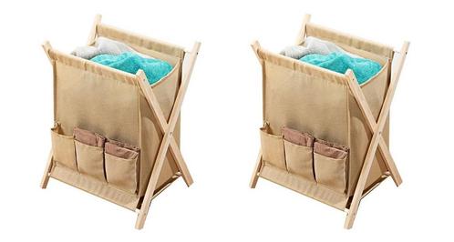 Opbergmand - Wasmand - Lectuurbak beige inhoud 30 liter ,..., Huis en Inrichting, Badkamer | Badtextiel en Accessoires, Nieuw