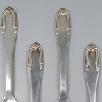 Art-Nouveau IJslepels - Lepel (4) - .925 zilver, Antiek en Kunst