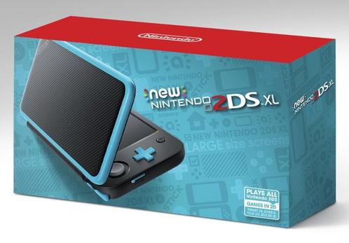 New Nintendo 2DS XL Blauw/Zwart in Doos (Nette Staat & Kr..., Spelcomputers en Games, Spelcomputers | Nintendo 2DS en 3DS, Zo goed als nieuw