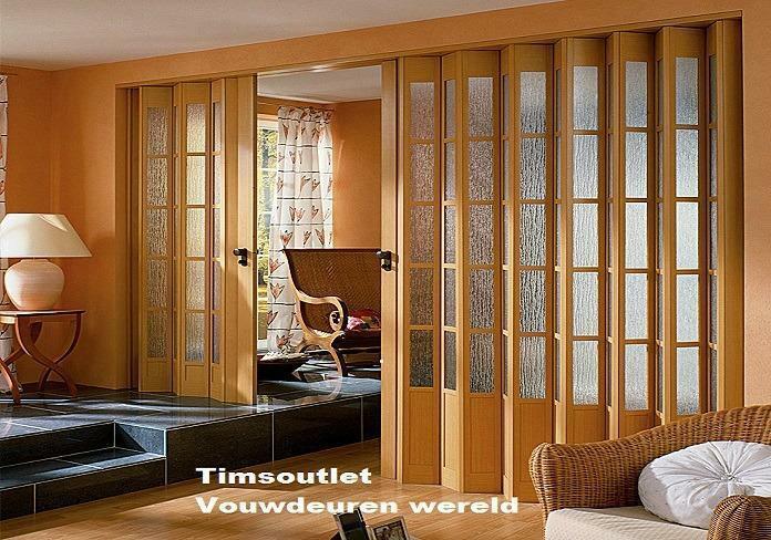 Vouwwand Vouwdeur Harmonicadeur Schuifdeur deur, Doe-het-zelf en Verbouw, Deuren en Horren, Schuifdeur, Vouwdeur, Nieuw, Kunststof