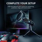 USB-microfoon met statief om te streamen Trust GXT 232 Manti, Muziek en Instrumenten, Microfoons, Verzenden, Nieuw