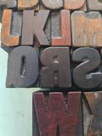 Drukblokken - Frankrijk - Volledig alfabet van drukletters, Antiek en Kunst