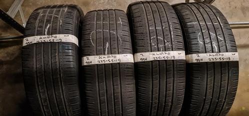 4x 225-55-19 Kumho Zomer 4+4.5mm €35 Per Band 225 55 19, Auto-onderdelen, Banden en Velgen, 19 inch, Zomerbanden, 225 mm, Personenwagen