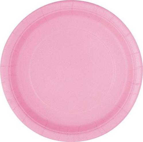 Gebaksbordje 18 cm 20 stuks roze, Hobby en Vrije tijd, Feestartikelen, Ophalen of Verzenden
