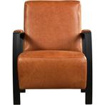 Leren fauteuil Glory - Vintage Cognac (cognac), Huis en Inrichting, Fauteuils, Nieuw, Ophalen of Verzenden, Leren fauteuil Glory - Vintage Cognac (cognac) past perfect in uw interieur als u woonstijl: Industrieel, Modern is.