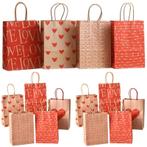Fako Bijoux® - 12 Papieren Uitdeeltasjes Love & Hearts -, Verzenden, Nieuw