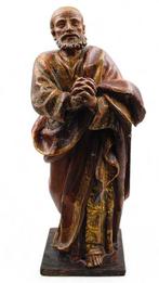 sculptuur, Apostel - Barock- 17-18 Jh. - 44.5 cm - Glas,, Antiek en Kunst