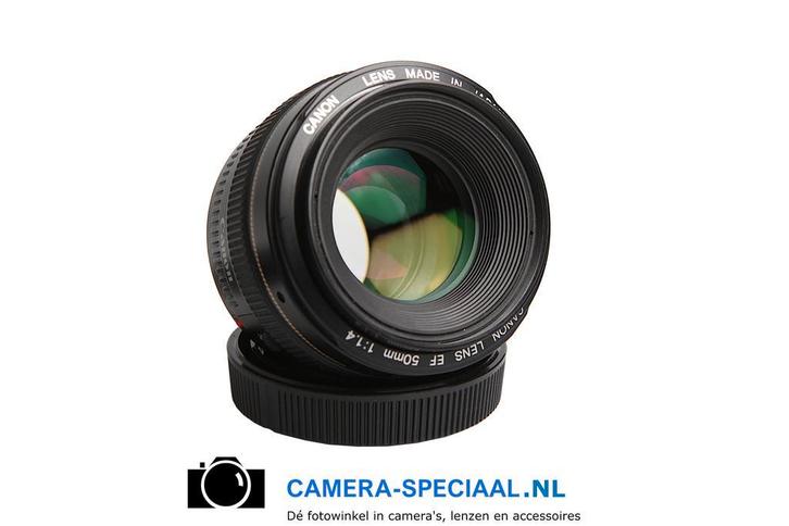 Canon EF 50mm F1.4 USM lens met 12 maanden garantie, Audio, Tv en Foto, Fotografie | Lenzen en Objectieven, Standaardlens, Zo goed als nieuw