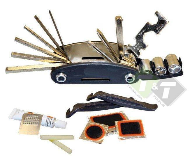Fietsen Reparatieset met Opberg Tas - Fietsreparatieset - Fi, Auto diversen, Autogereedschap, Nieuw, Ophalen of Verzenden