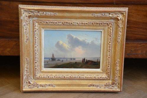 Charles Henri Joseph Leickert (1816-1907) - Strandgezicht, Antiek en Kunst, Kunst | Schilderijen | Klassiek