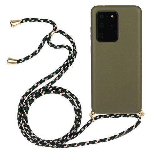 Galaxy S20 Ultra Crossbody TPU Hoesje met Koord Groen, Telecommunicatie, Mobiele telefoons | Hoesjes en Frontjes | Samsung, Nieuw