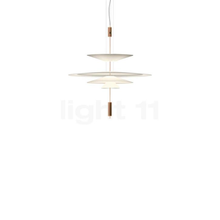 Vibia Flamingo 1550 Hanglamp LED, koper - DALI (Hanglampen), Huis en Inrichting, Lampen | Hanglampen, Nieuw, Verzenden