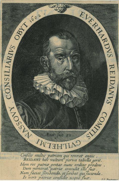 Portrait of Everard van Reyd, Antiek en Kunst, Kunst | Etsen en Gravures