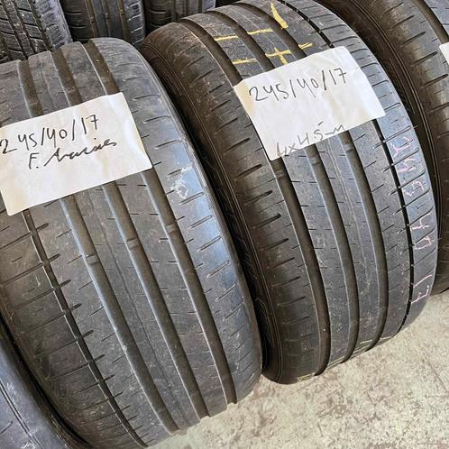2 x Falken Azenis 245-40-17 Zomerbanden 4,5mm, Auto-onderdelen, Banden en Velgen, 17 inch, Zomerbanden, 245 mm, Personenwagen