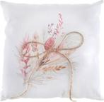 Ringkussen Romance wit met prachtige warme kleuren, Hobby en Vrije tijd, Verzenden, Nieuw, Versiering, Geboorte of Huwelijk