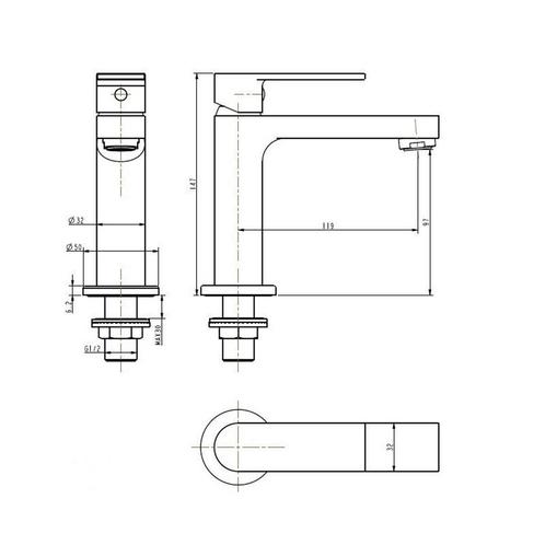 Best-Design Chrome Home Toiletkraan, Doe-het-zelf en Verbouw, Sanitair, Ophalen of Verzenden