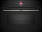 Bosch CMG7241B2 inbouw oven met magnetron - zwart, 45 tot 60 cm, Verzenden, Hete lucht, Nieuw
