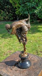 naar chiparus - sculptuur, scarab dancer - 40 cm - brons