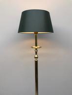 Staande lamp - Messing, Textiel, Antiek en Kunst, Curiosa en Brocante