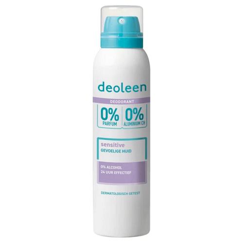 Deoleen 0% Sensitive Deodorant Spray, Sieraden, Tassen en Uiterlijk, Uiterlijk | Lichaamsverzorging, Deodorant of Bodyspray, Nieuw